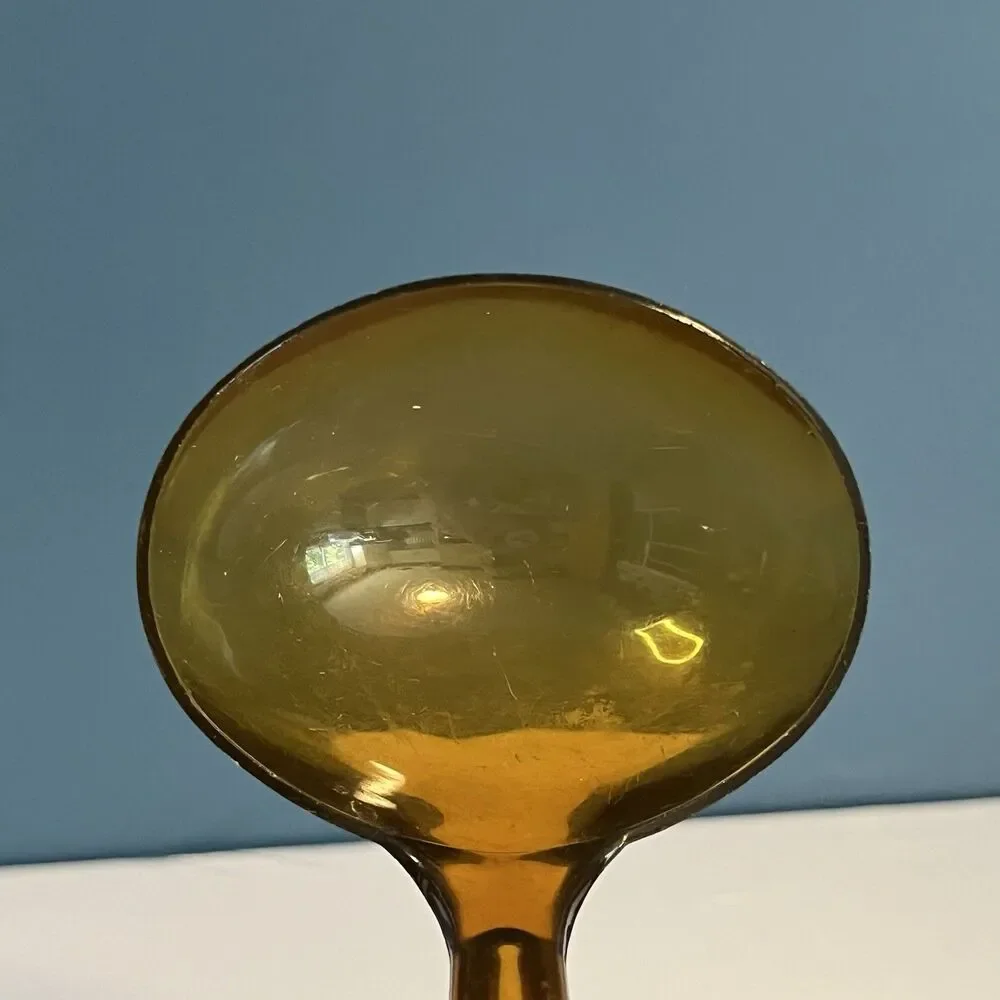 Vintage Ultratemp Amber Ladle Serving Dipper Soup Robinson Knife Company USA